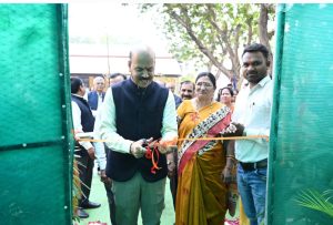 HVC Dr. Chandel Inauguration of Green Library :Reading zone on 23.01.2026