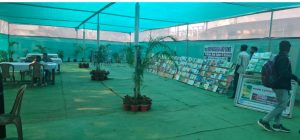 organized book exhibition program 23.01.2926 in Green library